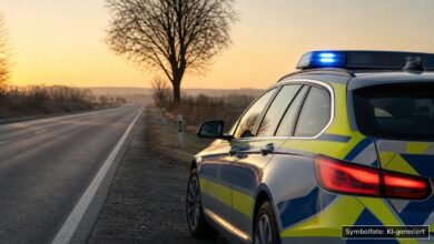 KI-generiertes Symbolfoto zu Verkehrsunfall bei Zusamaltheim