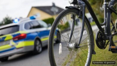 KI-generiertes Symbolfoto zu Verkehrsunfall bei Gersthofen, Franz-Liszt-Straße