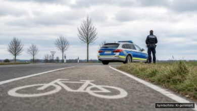 KI-generiertes Symbolfoto zu Verkehrsunfall bei Bayerdilling