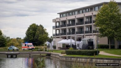 KI-generiertes Symbolfoto zu Polizeieinsatz bei Babenhausen
