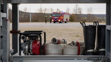 KI-generiertes Symbolfoto zu Brand/Explosion bei Kaufbeuren