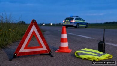 KI-generiertes Symbolfoto zu Verkehrsunfall bei Jengen