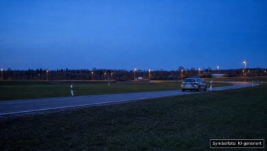 KI-generiertes Symbolfoto zu Verkehrsunfall bei Bad Wörishofen