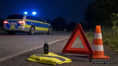 KI-generiertes Symbolfoto zu Alkoholfahrt / Verkehrskontrolle bei Hopfen am See