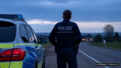 KI-generiertes Symbolfoto zu Verkehrsdelikt bei Pöttmes