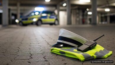KI-generiertes Symbolfoto zu Polizeieinsatz bei Burtenbach