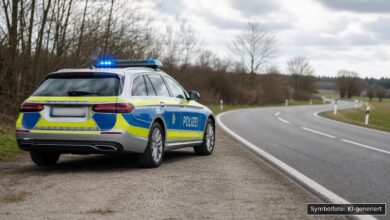 KI-generiertes Symbolfoto zu Verkehrsunfall / Unfallflucht bei Biberach
