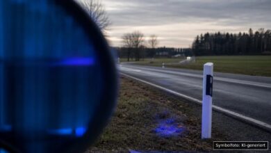 KI-generiertes Symbolfoto zu Verkehrsunfallflucht bei Lindau