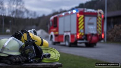 KI-generiertes Symbolfoto zu Brand / Brandstiftung bei Kirchanschöring