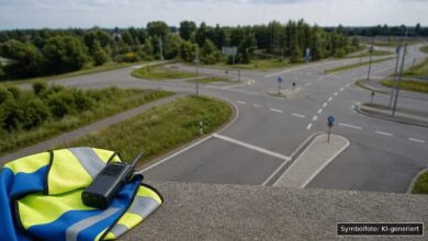 KI-generiertes Symbolfoto zu Verkehrskontrolle bei Kempten