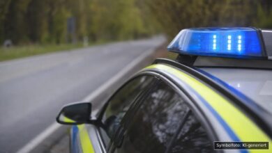 KI-generiertes Symbolfoto zu Verkehrsunfallflucht bei Dillingen an der Donau