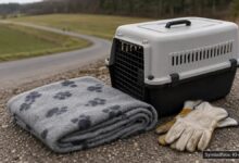 KI-generiertes Symbolfoto zu Verkehrsunfall mit Wildtier bei Landkreis Donau-Ries (Otting, Kaisheim, Wolferstadt)
