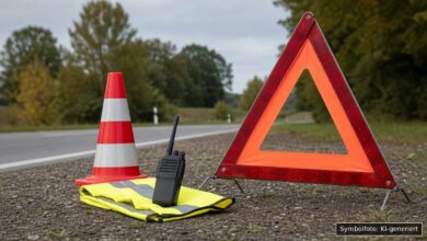 KI-generiertes Symbolfoto zu Verkehrskontrolle bei Günzburg