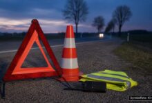 KI-generiertes Symbolfoto zu Verkehrskontrolle bei Günzburg