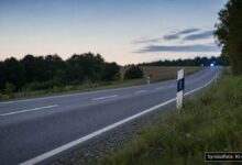 KI-generiertes Symbolfoto zu Verkehrsunfallflucht bei Lauingen
