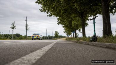 KI-generiertes Symbolfoto zu Verkehrskontrolle bei Günzburg