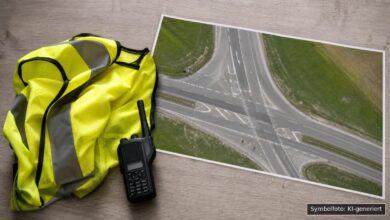 KI-generiertes Symbolfoto zu Verkehrskontrolle bei Geislingen, Bereich Auchtweide