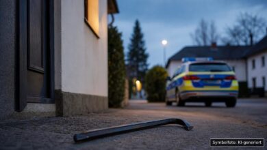 KI-generiertes Symbolfoto zu Einbruchdiebstahl bei Lechhausen, Augsburg