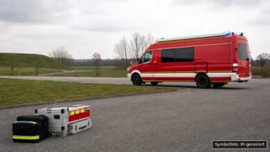 KI-generiertes Symbolfoto zu Brand bei Bobingen