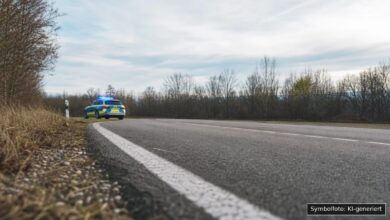KI-generiertes Symbolfoto zu Verkehrsunfall bei Rain