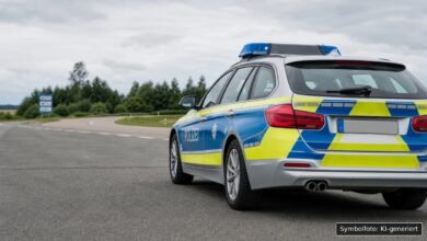 KI-generiertes Symbolfoto zu Verkehrskontrolle bei Leipheim