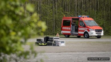 KI-generiertes Symbolfoto zu Brand bei Aindling