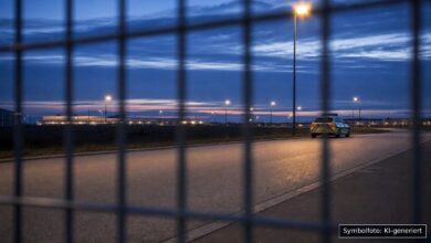KI-generiertes Symbolfoto zu Polizeieinsatz bei Memmingerberg