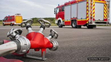 KI-generiertes Symbolfoto zu Verkehrsunfall bei Bidingen, B472 zwischen Bertoldshofen und Rettenbach