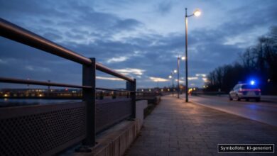 KI-generiertes Symbolfoto zu Gewaltdelikt / versuchtes Tötungsdelikt bei Fürth, Königstraße