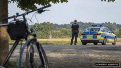 KI-generiertes Symbolfoto zu Verkehrsunfallflucht bei Lauingen