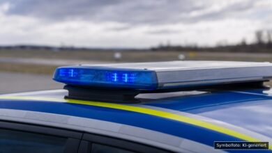 KI-generiertes Symbolfoto zu Polizeikontrolle bei Memmingerberg