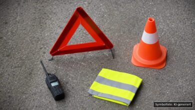 KI-generiertes Symbolfoto zu Verkehrskontrolle bei Buchloe-Lindenberg