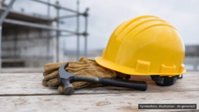 KI-generiertes Symbolfoto zu Arbeitsunfall bei Göppingen, Degenfeldstraße