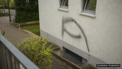 KI-generiertes Symbolfoto zu Sachbeschädigung bei Augsburg-Lechhausen