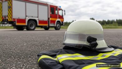 KI-generiertes Symbolfoto zu Vermisstensuche/Rettungseinsatz bei Sulzberg