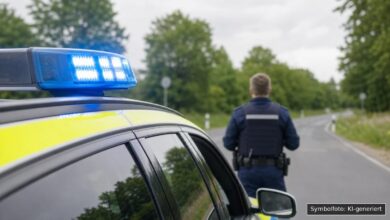 KI-generiertes Symbolfoto zu Polizeiaktion zur Verkehrssicherheit bei Bayern