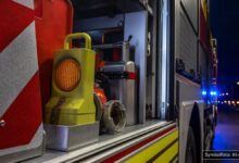 KI-generiertes Symbolfoto zu Brand bei Freising, Untere Isarau