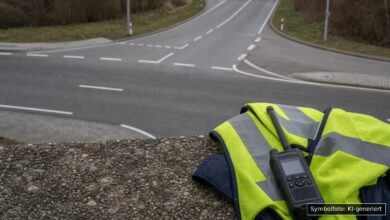 KI-generiertes Symbolfoto zu Verkehrsunfall bei Heidenheim (Parkplatz Suppenkopf, zwischen Heidenheim und Oggenhausen)