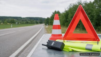 KI-generiertes Symbolfoto zu Verkehrskontrolle bei Heidenheim, Nördlinger Straße