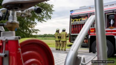 KI-generiertes Symbolfoto zu Brand bei Donauwörth