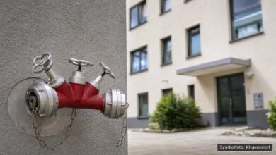 KI-generiertes Symbolfoto zu Brand bei Rottendorf