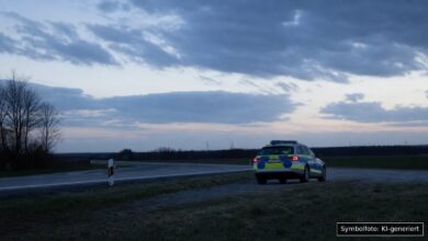 KI-generiertes Symbolfoto zu Verkehrsunfall bei Herbrechtingen