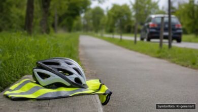 KI-generiertes Symbolfoto zu Verkehrsunfall bei Höchstädt
