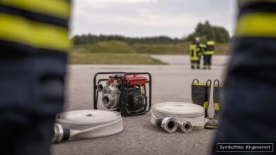 KI-generiertes Symbolfoto zu Brand bei Gessertshausen-Margertshausen