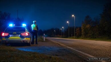 KI-generiertes Symbolfoto zu Verkehrskontrolle bei Königsbrunn
