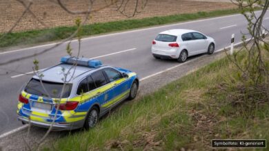 KI-generiertes Symbolfoto zu Unfallflucht bei Königsbrunn