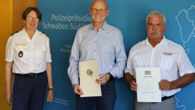Beitragsbild zu Kriminalpolizei Kaufbeuren: Manfred Scholz nach 44 Dienstjahren in den Ruhestand verabschiedet
