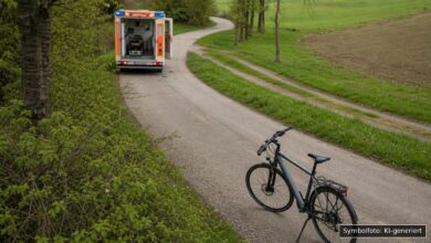 KI-generiertes Symbolfoto zu Verkehrsunfall / Trunkenheit im Verkehr bei Kutzenhausen