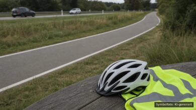 KI-generiertes Symbolfoto zu Verkehrsunfall bei Laichingen