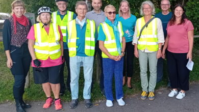 Beitragsbild zu Landkreis Neu-Ulm: Sieben Radwegepaten kontrollieren Radrundtouren